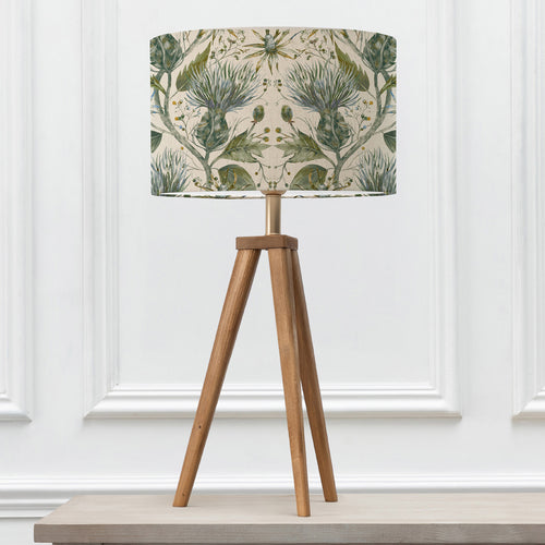 Pazarium Shop - Varys Eva & Aratus Complete Table Lamp Nut/Lichen Linen